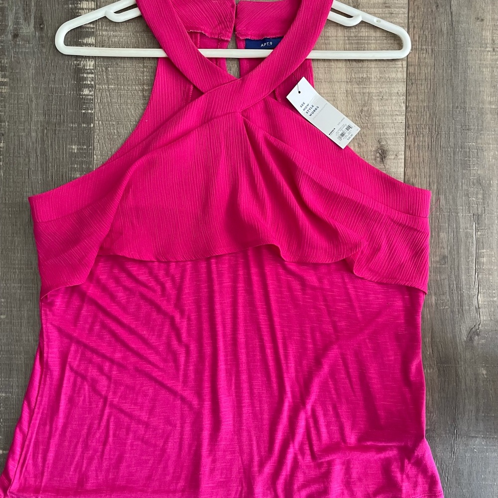 APT 9 size large dressy top- NWT